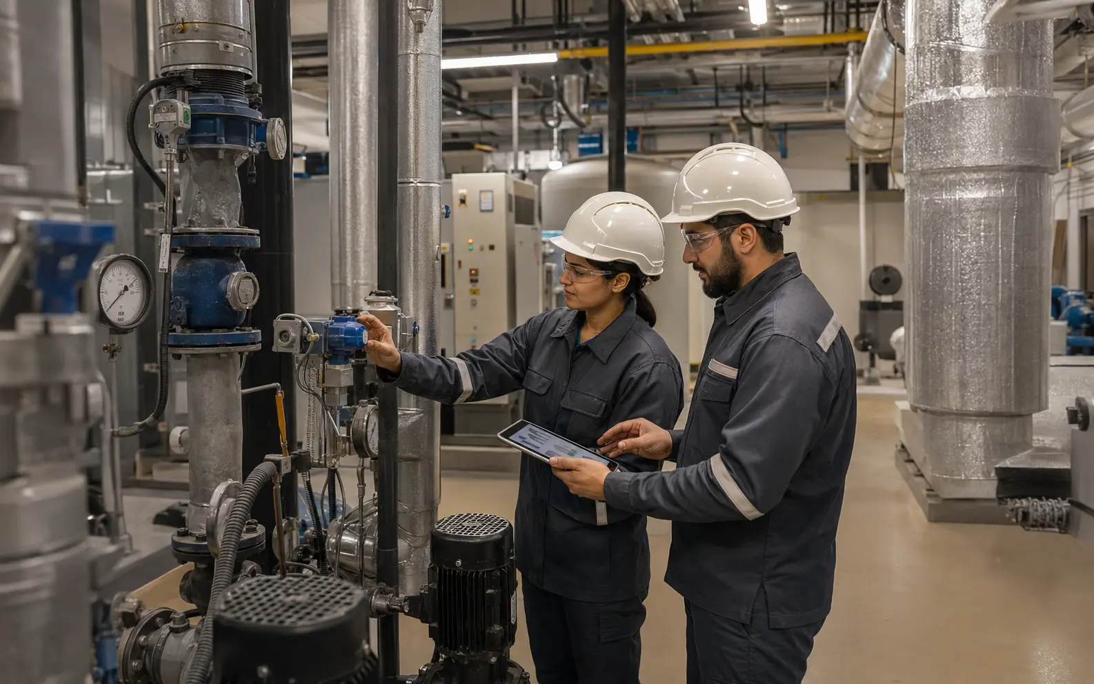 Energy engineers improving performance across industrial equipment